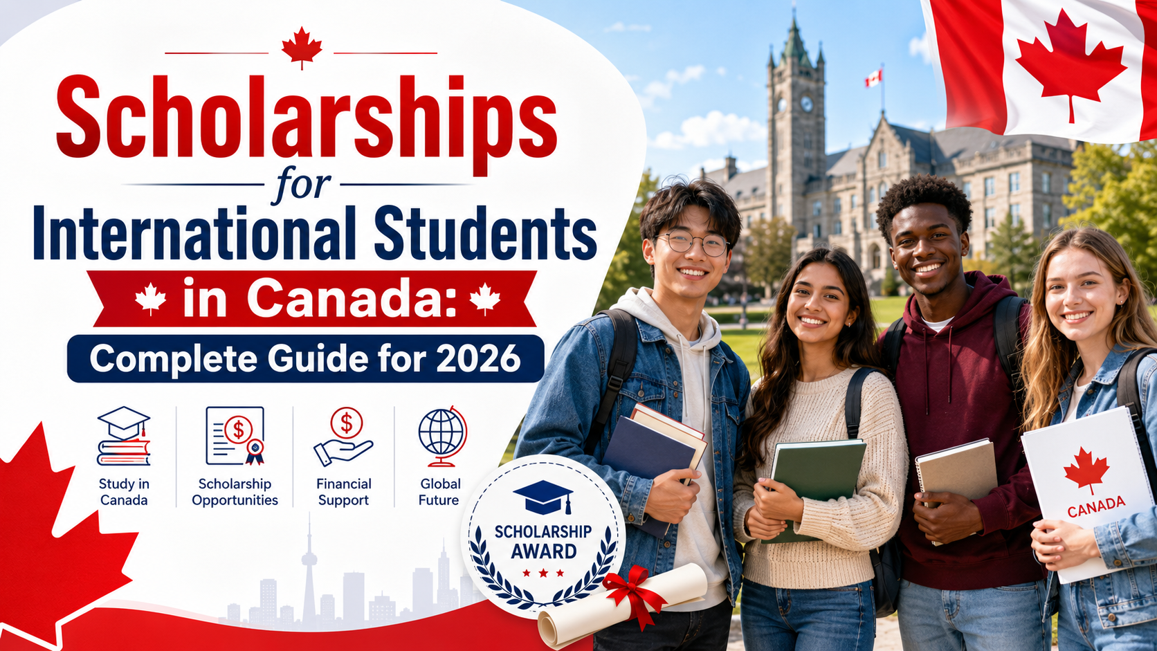 Scholarships for International Students in Canada: Complete Guide for 2026