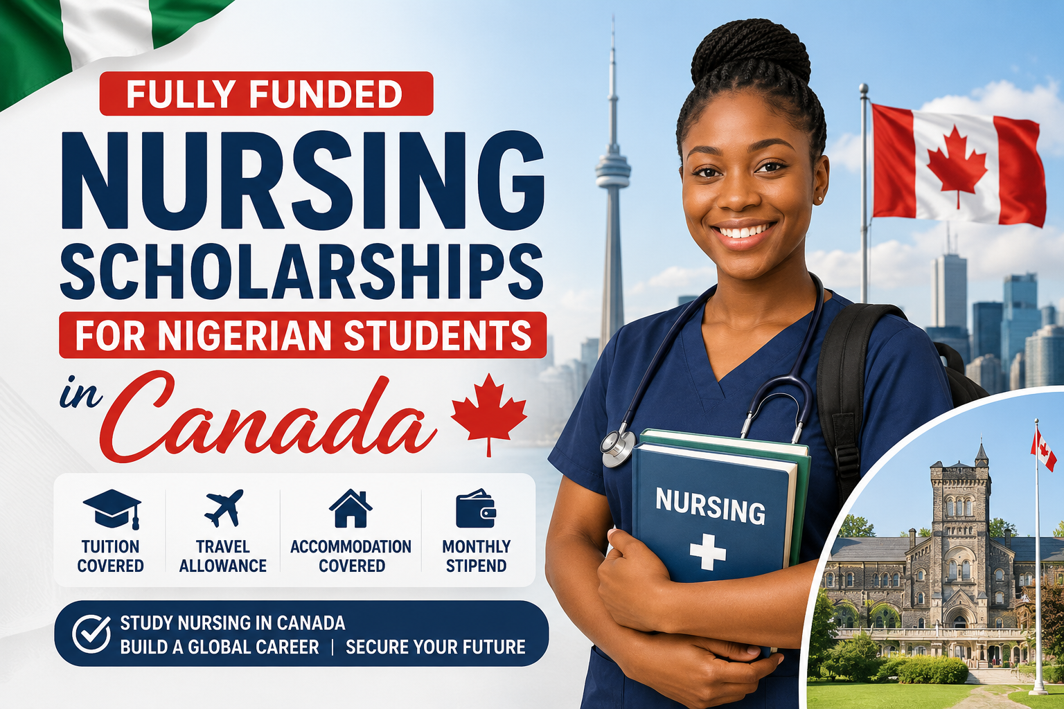 Fully Funded Nursing Scholarships for Nigerian Students in Canada